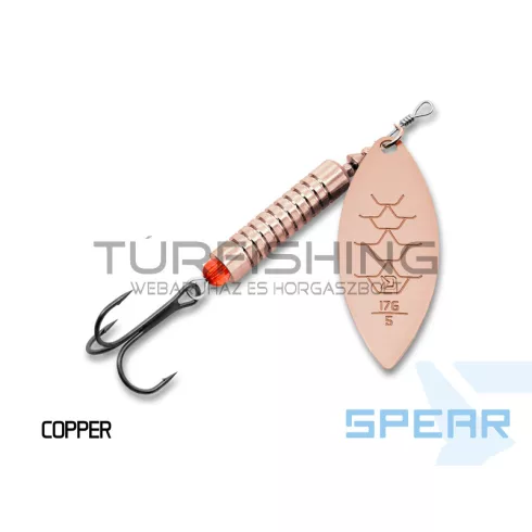 Delphin SPEAR Spinner körforgó 9,5g/méret.3/BLOODY