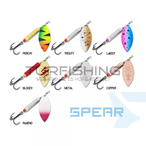 Delphin SPEAR Spinner körforgó 17g/méret.5/TROUTY
