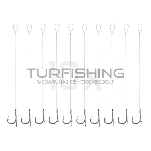 Delphin Fluoro Sting Feeder Rig / 10db 12cm/0,22mm/Chinu #8