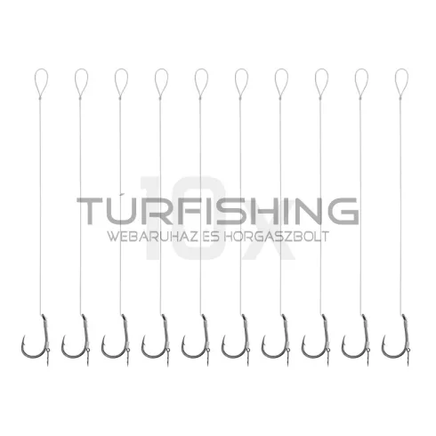 Delphin Fluoro Sting Feeder Rig / 10db 8cm/0,22mm/Turner #8