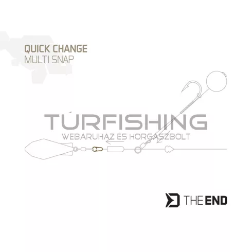 Delphin THE END Multi Snap gyorskapocs / 15 db 