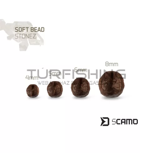 Delphin sCAMO STONEZ puha ütköző gyöngyök 60 db 6mm