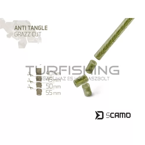 Delphin sCAMO GRAZZ Cut anti tangle hüvely 10 db 55mm