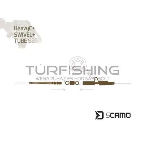 Delphin sCAMO HeavyC + Swivel + Tube szett 5 db szett #4