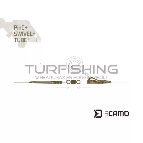 Delphin sCAMO PinC + Swivel + Tube szett / 5 db szett #4