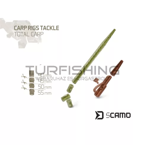 Delphin sCAMO Total CARP pontyozó előke készlet 10 szett 