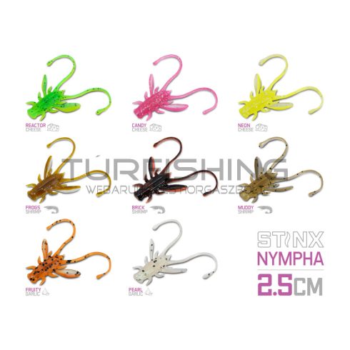 Műcsali Delphin B! Stinx NYMPHA / 20 db 2.5cm / FRUITY