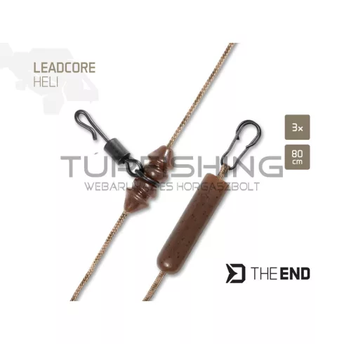 Delphin THE END Leadcore HELI / 3db 80cm