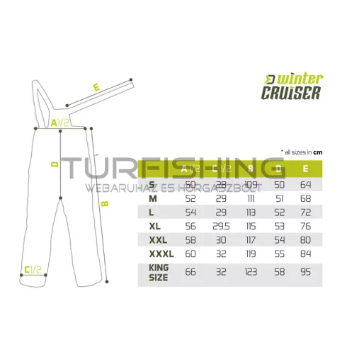 Téli nadrág Delphin Winter CRUISER 5T XXXL