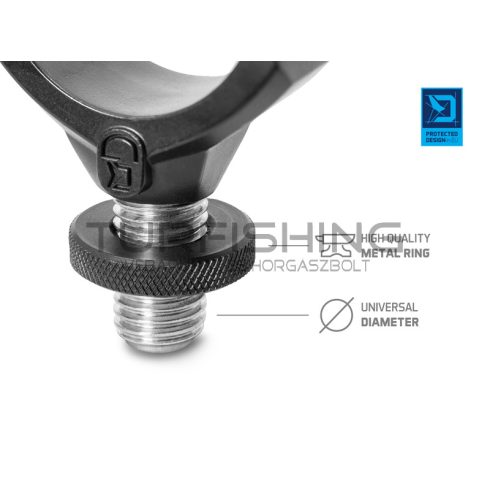 Delphin LOX Biztonsági záras bottartó 1x Uni tartó + 2x gumipánt