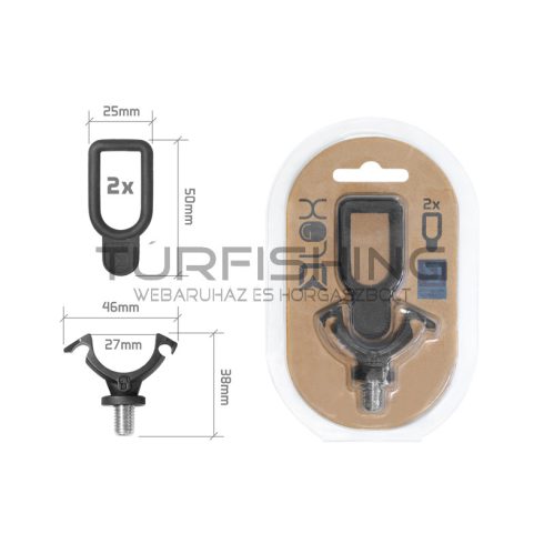 Delphin LOX Biztonsági záras bottartó 1x Uni tartó + 2x gumipánt