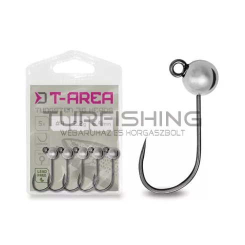 Delphin T-AREA BL Tungsten jig / 5 db ezüst/4mm/0,6g/#6