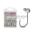 Delphin T-AREA BL Tungsten jig / 5 db ezüst/4mm/0,6g/#6