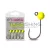 Delphin T-AREA BL Tungsten jig / 5 db fluo sárga/4mm/0,6g/#6