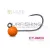 Delphin T-AREA BL Tungsten jig / 5 db fluo narancs/4mm/0,6g/#6
