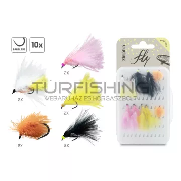 Delphin FLY Műlégy készlet / 10 db Pond trout