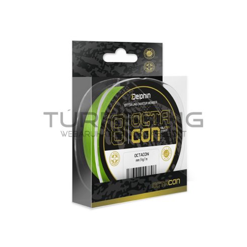 Delphin OctaCON / fluo zöld 0,12mm 7,5kg 135m