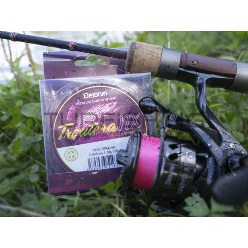 Delphin TROUTERA NX / rózsaszín 0,045mm 1,7kg 135m