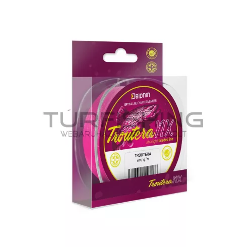 Delphin TROUTERA NX / rózsaszín 0,065mm 2,6kg 135m