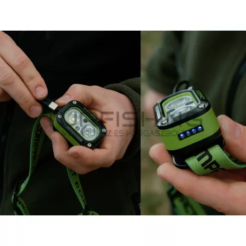 Delphin COMPACT fejlámpa 3W/120lm/1200mAh
