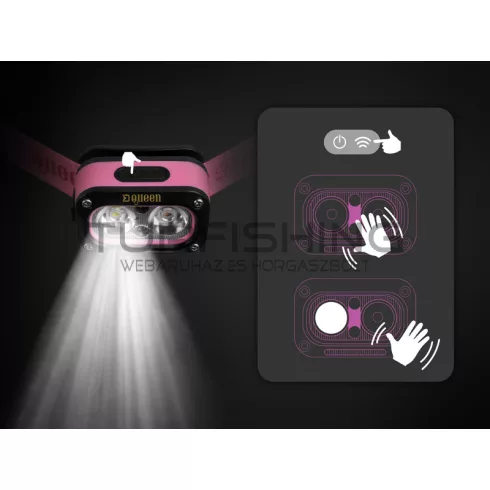 Delphin QUEEN fejlámpa 3W/115lm/1200mAh