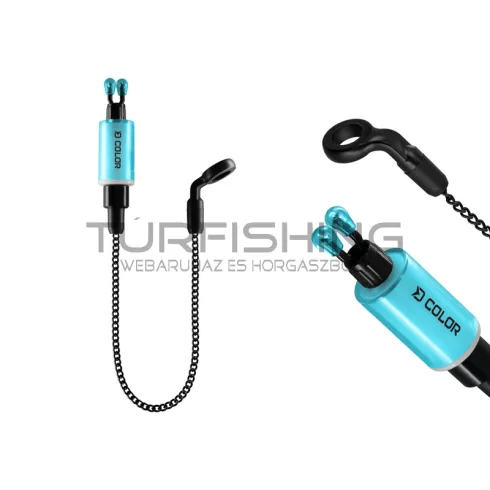 Delphin COLOR láncos kapásjelző szett / 2 db kék + piros