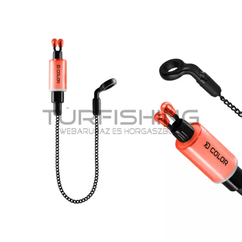 Delphin COLOR láncos kapásjelző szett / 2 db kék + piros