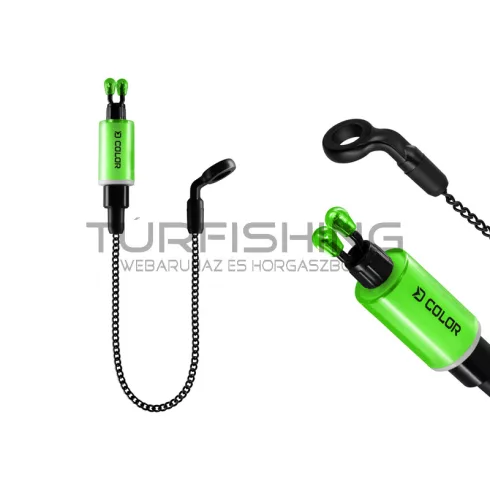 Delphin COLOR láncos kapásjelző szett / 2 db kék + piros