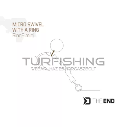 TheEND RingS mini mikro forgó karikával / 10db #13