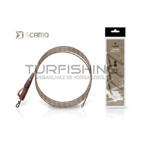 Delphin sCAMO Leadcore + PinC WOODZ előke / 3db 1m