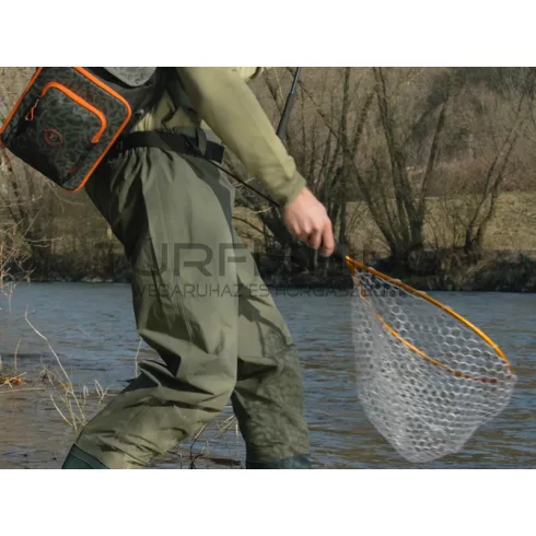 Delphin SoftLUX Soft Mesh Pisztrángos merítőháló 45x40cm