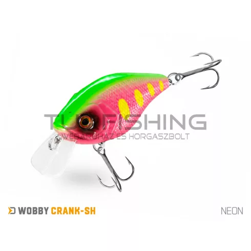 Wobbler Delphin WOBBY CRANK-SH 8g/5cm/Float./REDFACE