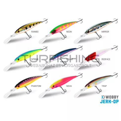 Wobbler Delphin WOBBY JERK-DP 12,5g/9cm/Susp./NEON