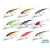 Wobbler Delphin WOBBY JERK-DP 12,5g/9cm/Susp./RAINBO
