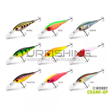 Wobbler Delphin WOBBY CRANK-DP 12g/7cm/Float./RAINBO