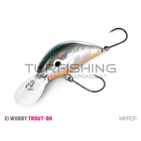 Wobbler Delphin WOBBY TROUT-SH 4g/4cm/Float./SUNSET