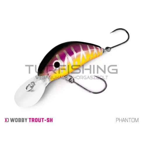 Wobbler Delphin WOBBY TROUT-SH 4g/4cm/Float./SUNSET