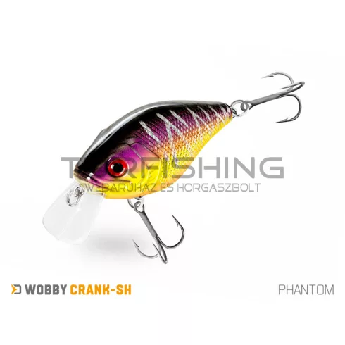 Wobbler Delphin WOBBY CRANK-SH 8g/5cm/Float./TRAP
