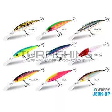 Wobbler Delphin WOBBY JERK-DP 12,5g/9cm/Susp./PHANTOM