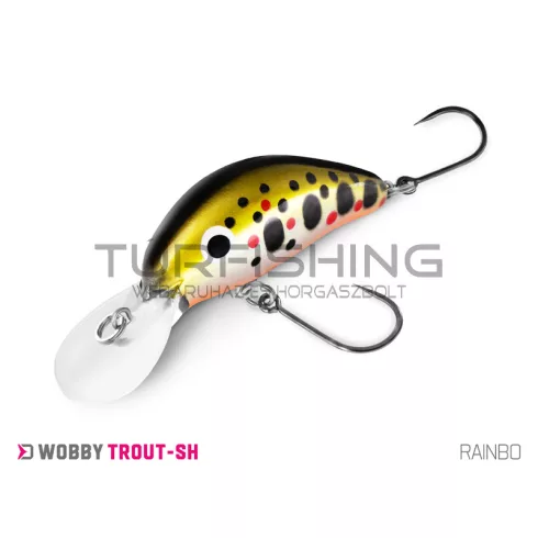 Wobbler Delphin WOBBY TROUT-SH 4g/4cm/Float./PHANTOM