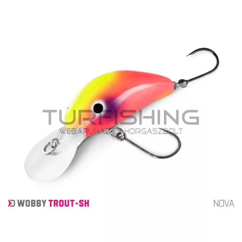 Wobbler Delphin WOBBY TROUT-SH 4g/4cm/Float./TRAP