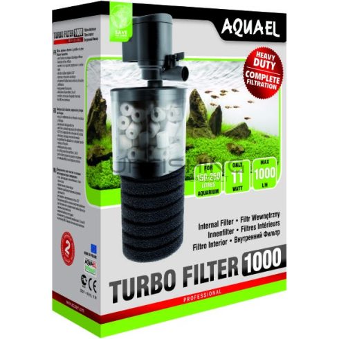 AquaEl Turbo Filter 1000 - Akváriumi Kettős Szűrő Készülék