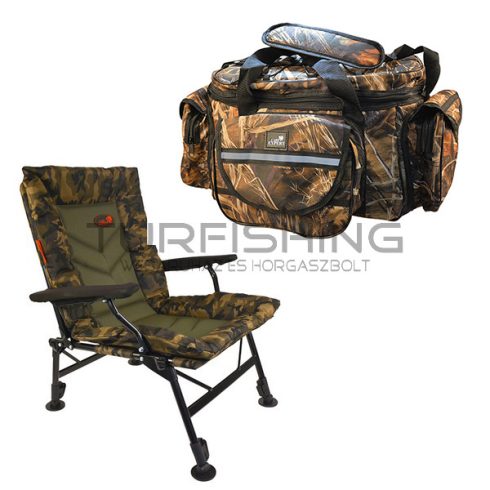 CARP EXPERT COMFORT CAMO SZÉK CXP CAMOU 25*50CM VÁLLTÁSKÁVAL