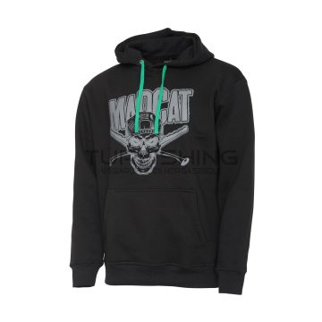 MADCAT SKULL HOODIE M BLACK