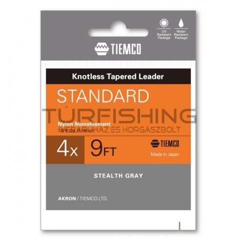 Tiemco TIEMCO VÉKONYODÓ ELŐKE STANDARD TAPERED LEADER 7.5ft 3X