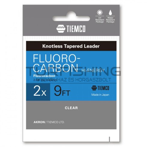 Tiemco TIEMCO VÉKONYODÓ ELŐKE FLUOROCARBON HI-ENERGY LEADER 9ft 03X