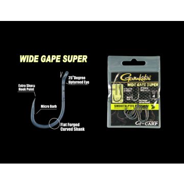 GAMAKATSU G-Carp Wide Gape Super 10/cs. 2-es