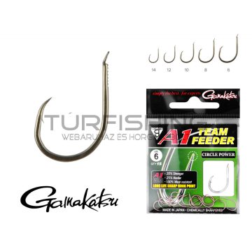 GAMAKATSU A1 Team Feeder Circle Power 14-es  15db/cs