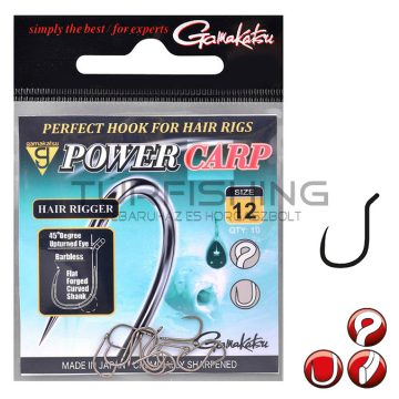 GAMAKATSU Power Carp Hair Rigger BL 10db/cs. 10-es