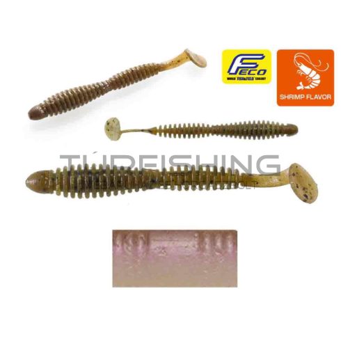 Tiemco TIEMCO LOCOISM FLEXY SHAD 3" 7.6cm #226 Purple Smelt